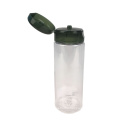 Empty round 200 250 ml with flip top cap PET squeeze bottle